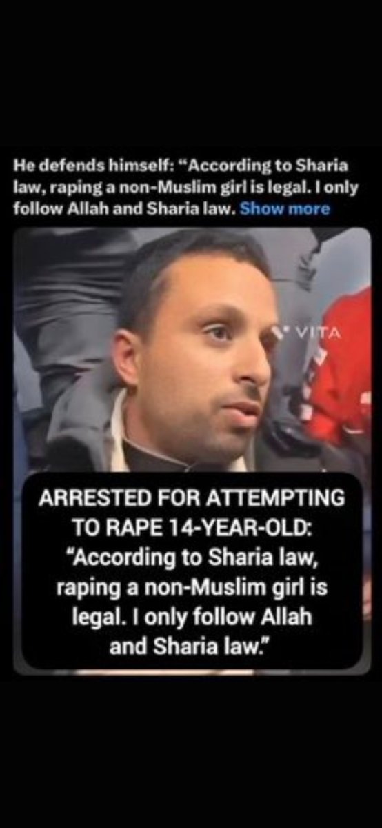 jockyYs's tweet photo. @realMaalouf Depravity is baked into their cultures!
Its insidious and invasive to any other culture and we get called racist for pointing it out!
Replace the word racist with morals! 
That's what they call out, our morals!
Its what wer proud of!
We have standards. https://t.co/cJANWkKqqg