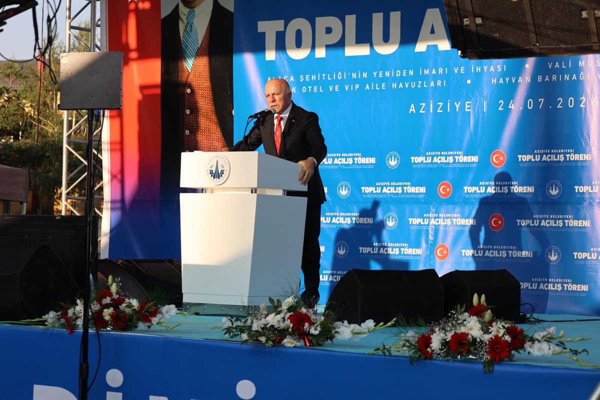Emrullahakpunar's tweet photo. Aziziye’miz için aşkla, şevkle ve büyük bir heyecanla ürettiğimiz projelerimizin Toplu Açılış Töreni’ni adeta bir bayram şöleni coşkusuyla gerçekleştirdik. https://t.co/uWlw2kO78X