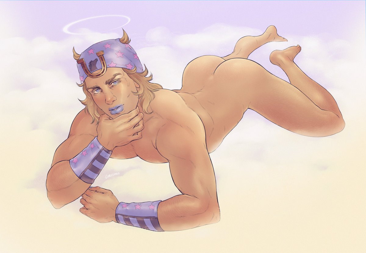 evilgyrossaddle's tweet photo. johnny joestar pinup version 2 https://t.co/F5A1RlG7C6