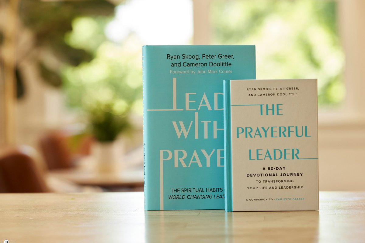 peterkgreer's tweet photo. This week we launched The Prayerful Leader, a 60-day devotional filled with compelling stories, refreshed tools, guided prayer practices, and Scripture reflections to help us cultivate a life of prayer. 🎉

Order on Amazon or learn more:
https://t.co/E8jsufakQJ https://t.co/CJLVRRasXN
