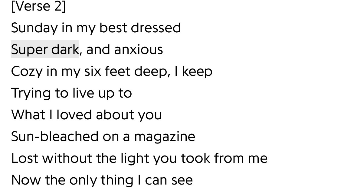 starrfuckerr_'s tweet photo. like. i know i am taking my own meaning from this. but. 😭 i think this might be one of my favs off the album. https://t.co/Or223ycwgj