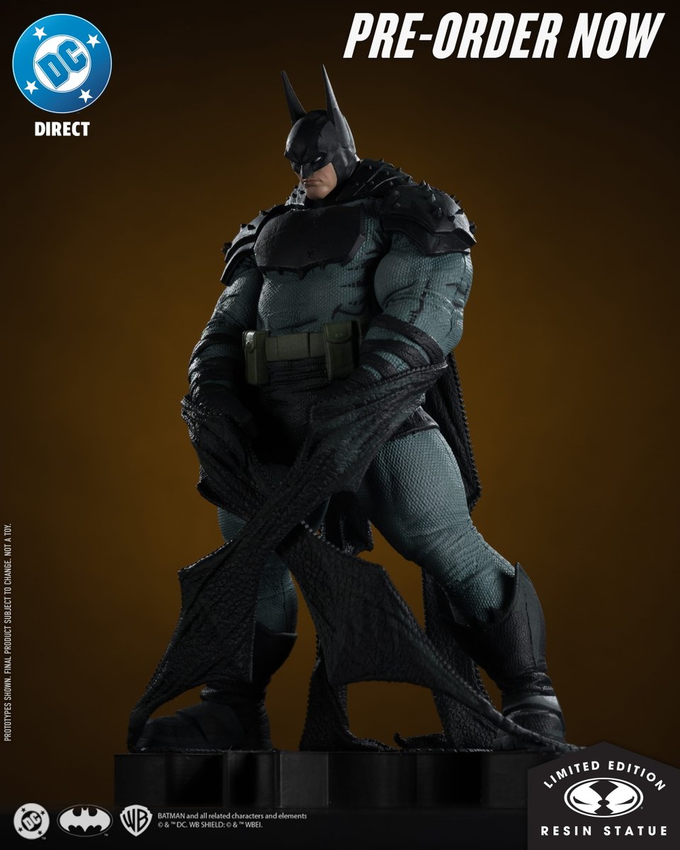 mcfarlanetoys's tweet photo. Absolute Batman by Nick Dragotta Limited Edition Resin Statue is available for pre-order now at select retailers! ➡️ https://t.co/IWPXx1g35o 

#McFarlaneToys #AbsoluteBatman #NickDragotta https://t.co/5IS9gdPHDT