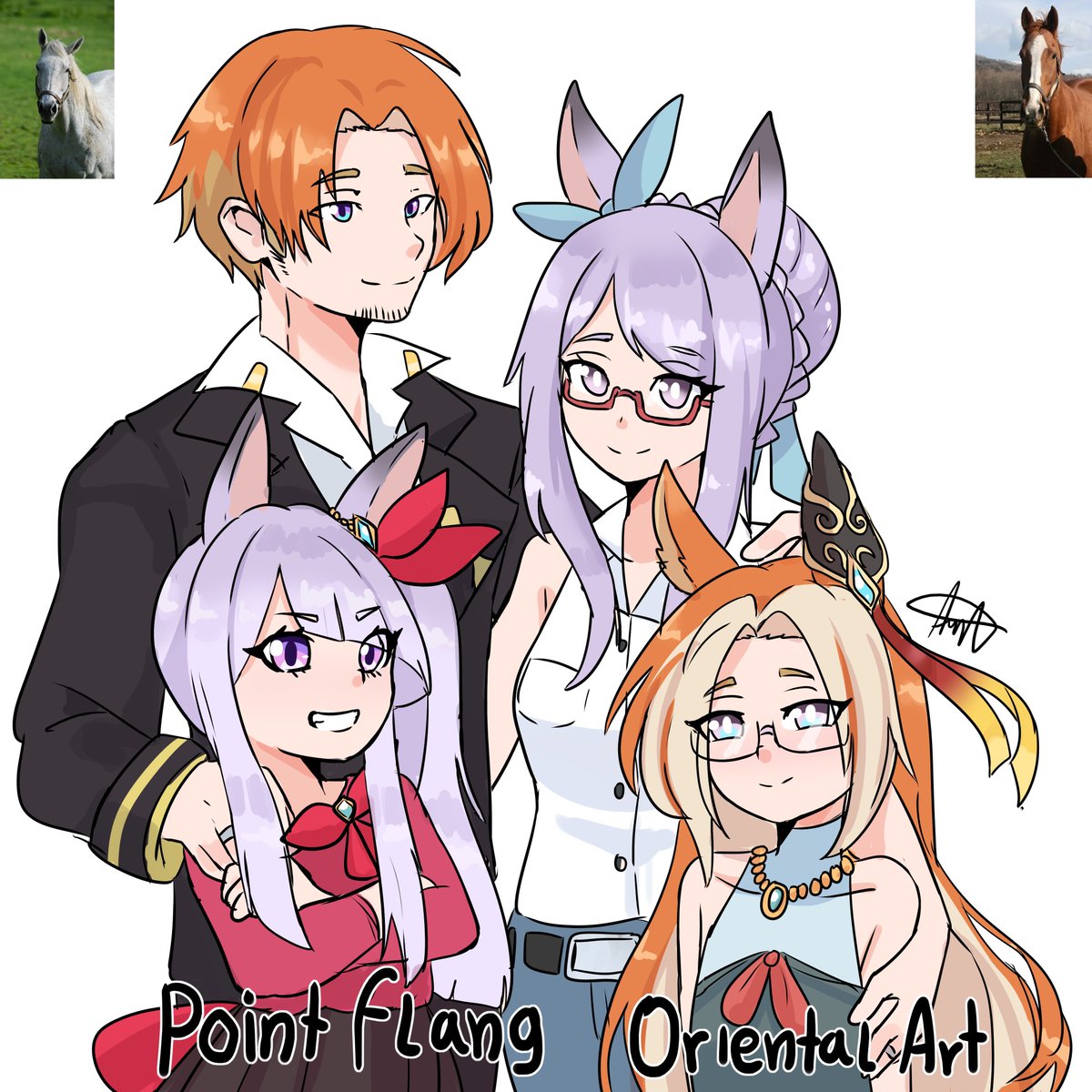 doberslover23's tweet photo. Second part of Umas families jsjs, which one has been your favorite so far n.n?

 #art #ウマ娘 #Umamusume https://t.co/eYZaJGqVyZ