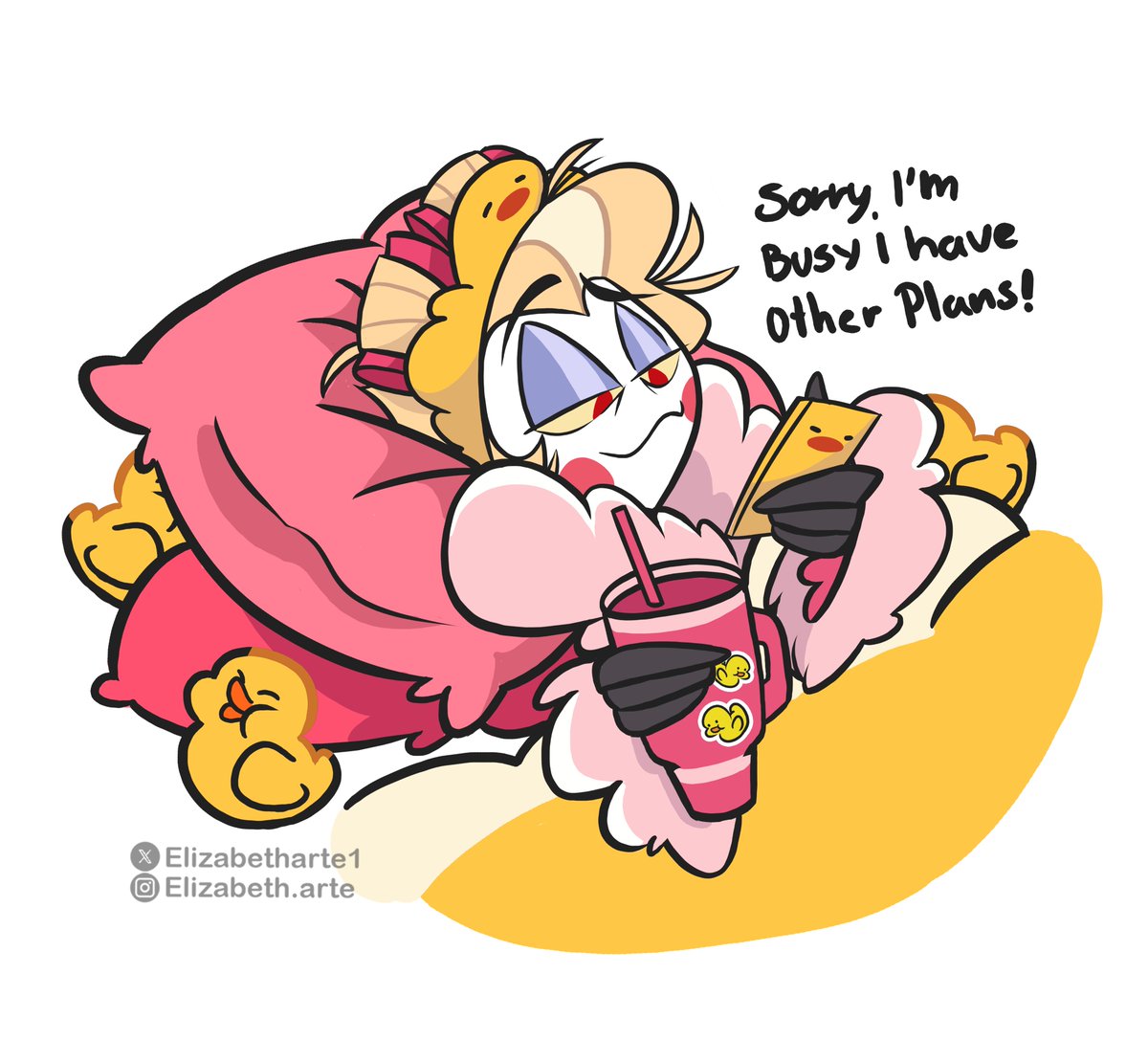 Elizabetharte1's tweet photo. 🥴 Mood
.
#lucifermorningstar #hazbinhotel #radioapple #appleradio #hazbinhotelfanart https://t.co/VnVVoRsJr8