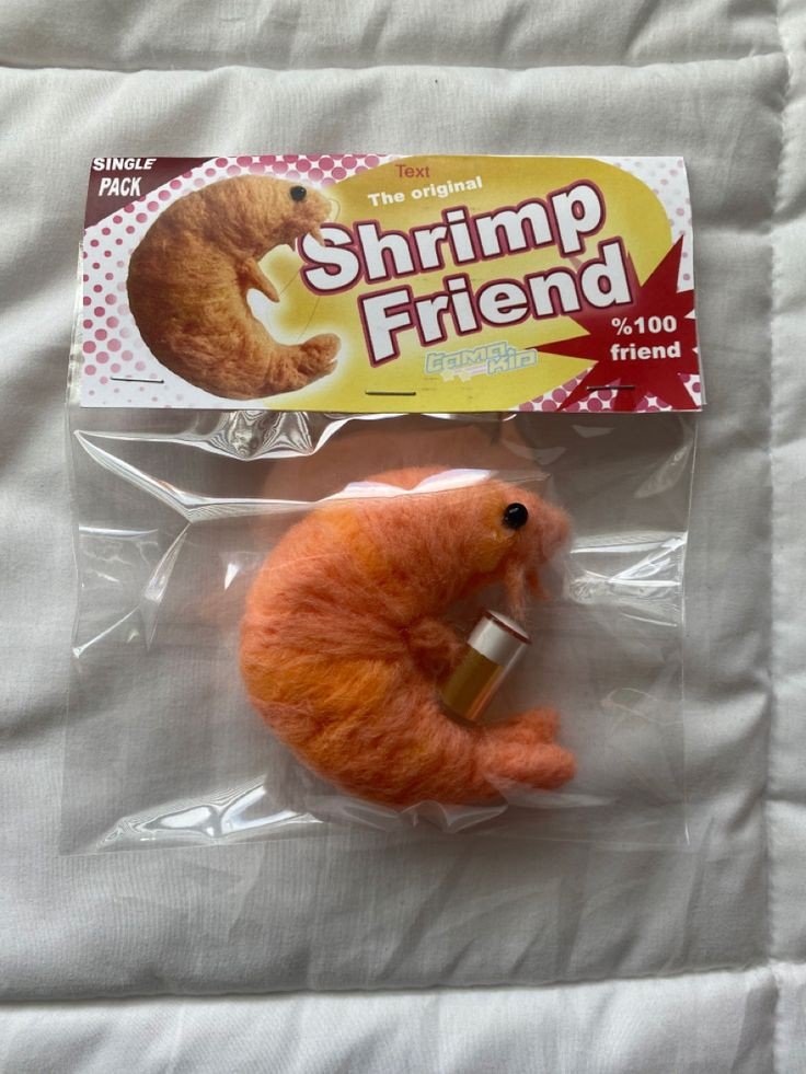lovesickdoe's tweet photo. shrimp friend https://t.co/uMxrX37twD