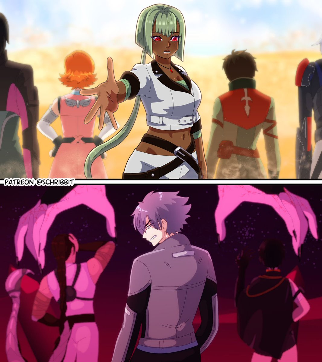 Schrwby's tweet photo. I drew this a bit ago, and with Volume 10 being greenlit, I'm really looking forward to seeing what path Mercury will ultimately go down!
Something in me thinks his fate is probably still not good, despite mine (and Emerald's) wishes...
#rwbyfanart #rwby https://t.co/vfUQTWbcop