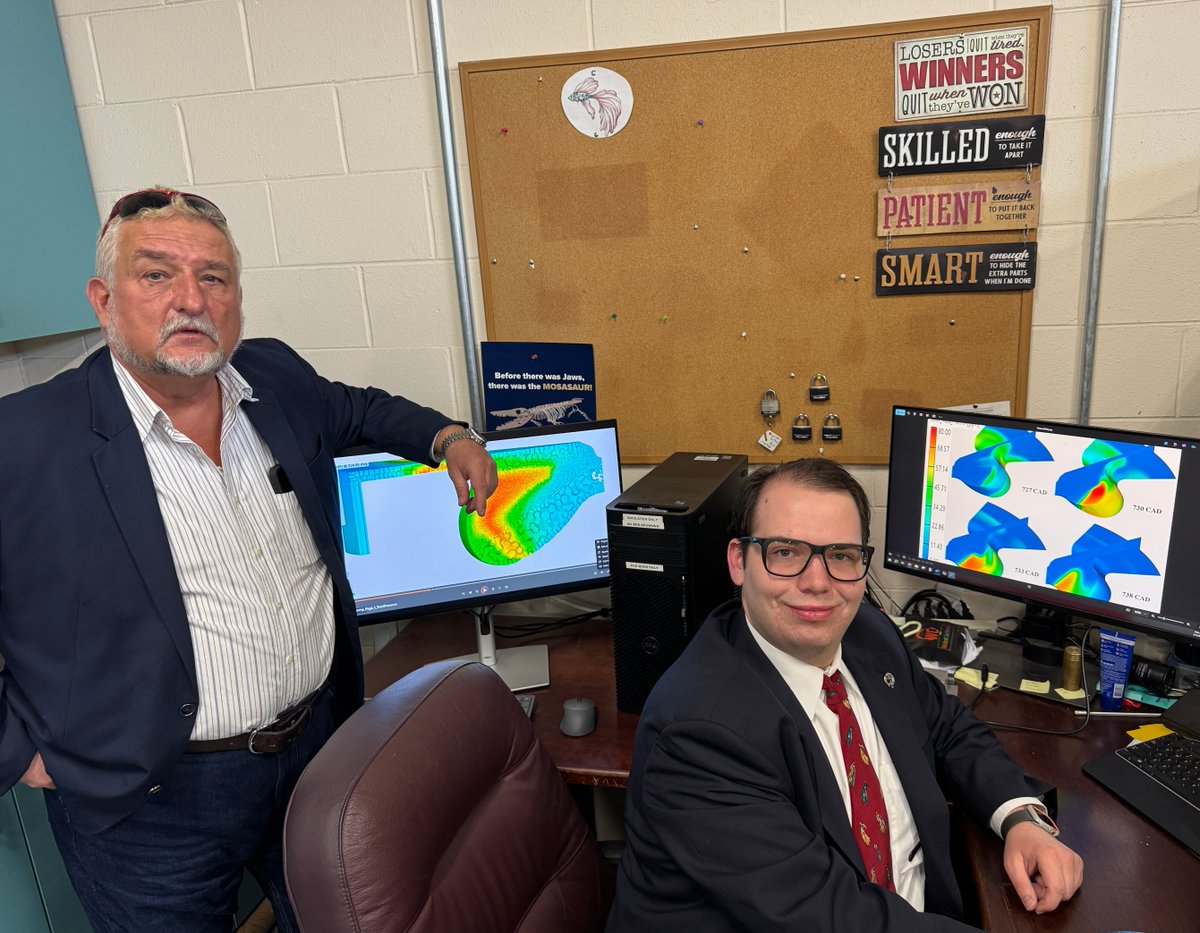 GeorgiaSouthern's tweet photo. Congratulations to Georgia Southern's Allen E. College of Engineering and Computing doctoral student James "Brad" Willis on receiving a graduate research scholarship from SAE International.
Read more π https://t.co/lRhmYw8BrW
#GeorgiaSouthern #SoarBeyond https://t.co/YuMUHdbuUJ