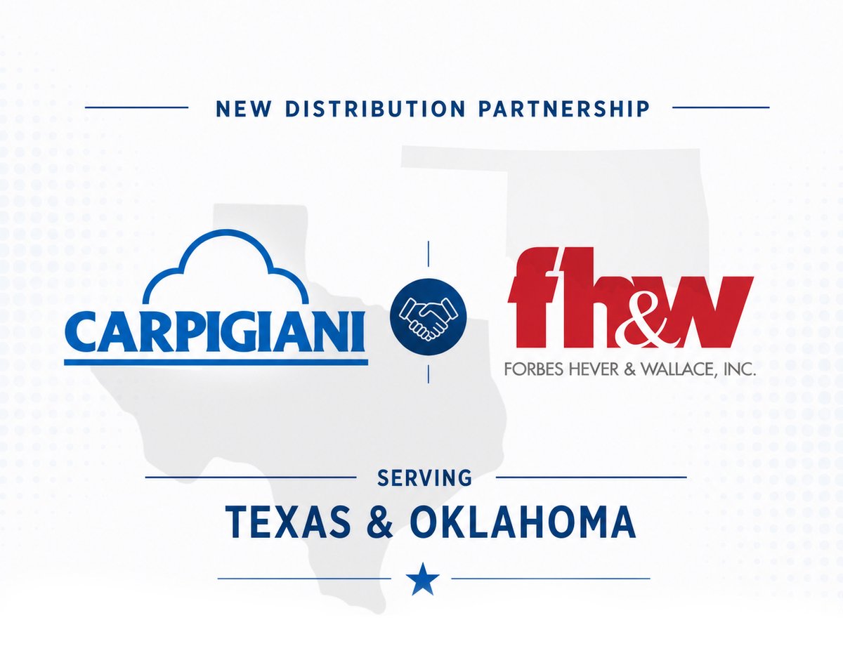 WelbiltInc's tweet photo. Carpigiani North America today announced the appointment of Forbes Hever &amp; Wallace, Inc., as its new General Market distributor for Texas and Oklahoma. 
 
Read the full press release here: https://t.co/eQqxNStip1 

#Carpigiani #Welbilt #AliGroupFS #Foodservice #ForbesHeverWallace https://t.co/7zCoAiFdR5