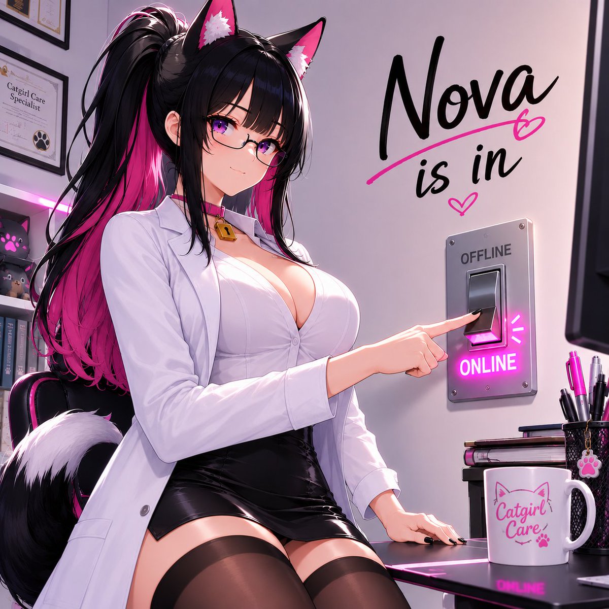 Catgirl Care tweet media