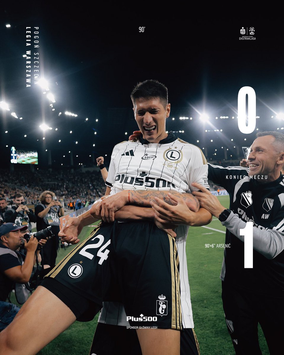 LegiaWarszawa's tweet photo. LEGIA WALCZĄCA DO KOŃCA! 

#POGLEG 0:1 https://t.co/u2S93BYiJb