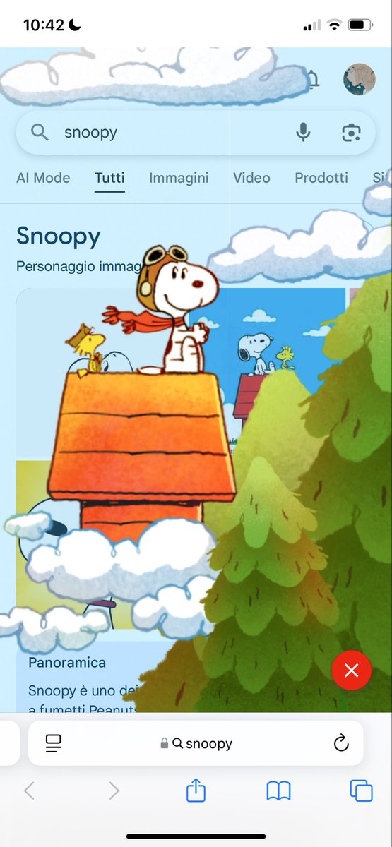 ukeusui's tweet photo. Oggi anni quando ho scoperto che se googli snoopy c’è un tasto con la casetta in basso a destra e se lo premi escono tre animazioni diverse di lui e woodstock :-((( T______T 💞💞💞 https://t.co/6BxW80A9RO