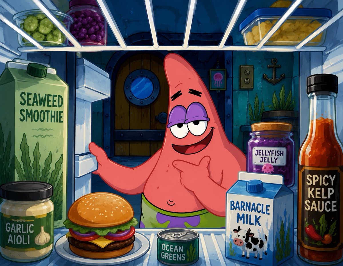 tr3ygoat's tweet photo. Me high af checking the fridge for the 5th time just in case something different appeared. https://t.co/INKrCSnPgB