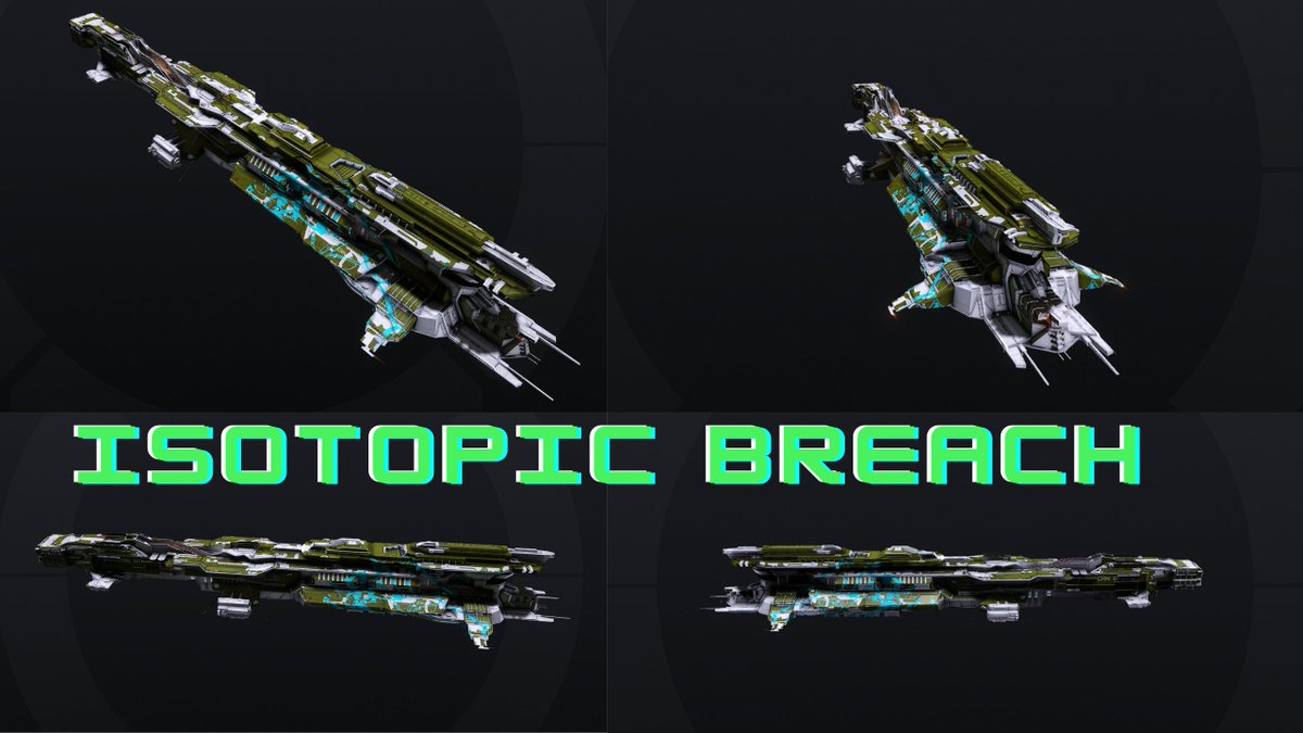 orik_Kado's tweet photo. @EveOnline @FenrisCreations @JustAbout__ 
Deploying the new T2 Carrier: The Simurgh.
Wrapped in the custom "Isotopic Breach" skin. When tactical military plating can't contain the raw energy of an overloaded reactor, this is the result. Function meets devastating form. https://t.co/j4xSH89cZy