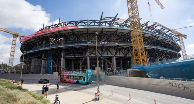 channelstv's tweet photo. Worker Dies On Barcelona’s Camp Nou Construction Site
https://t.co/ewSMVRpx0t https://t.co/N4uF0shVUP