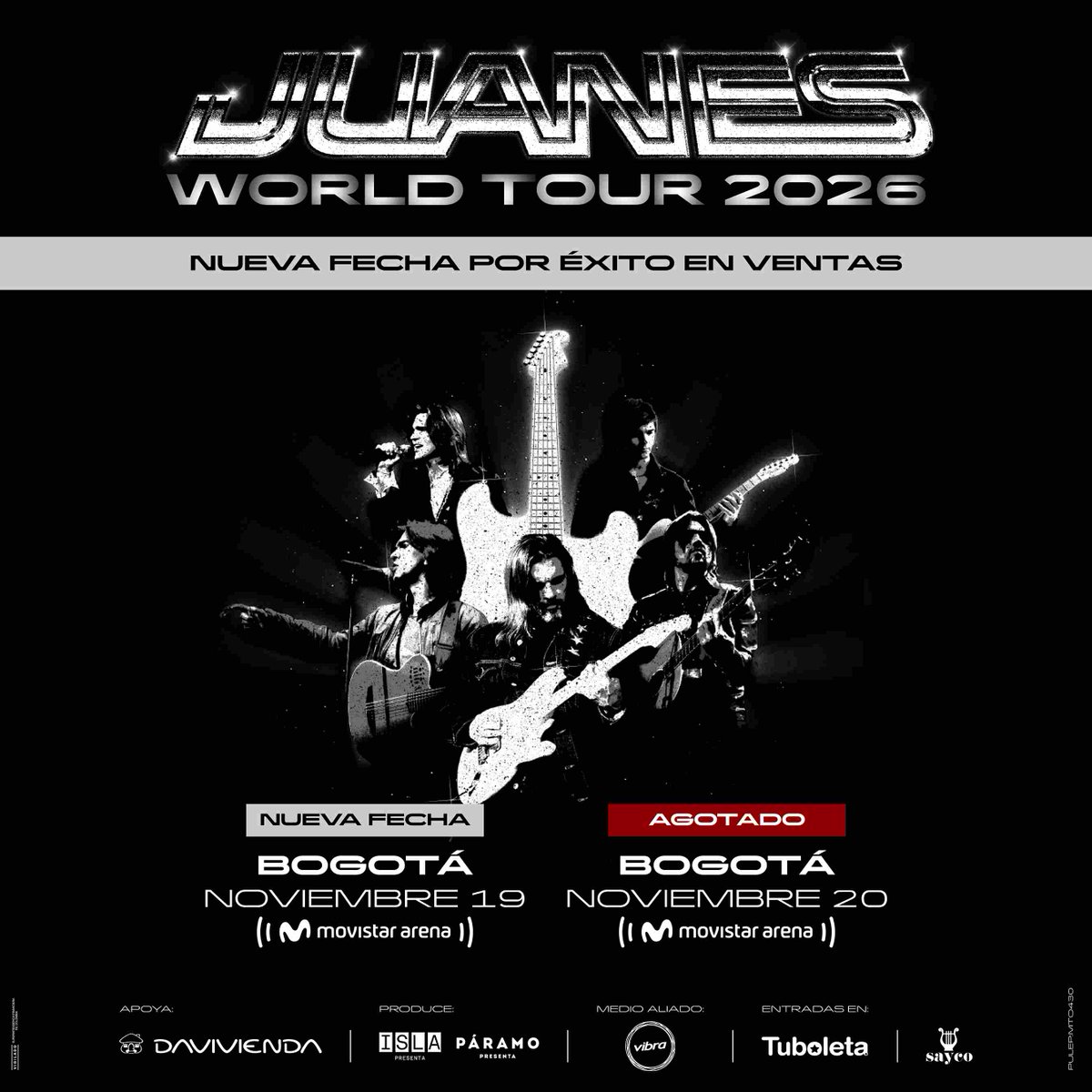 Radiorageofi's tweet photo. Juanes abre una segunda fecha en Bogotá tras el éxito en ventas de su regreso a la capital
https://t.co/eyJAnuaflz https://t.co/jwj1ltHd3w