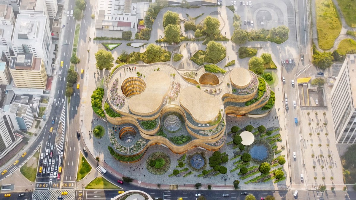 dezeen's tweet photo. SANAA proposal for National Museum of Ecuador selected after public backlash:
https://t.co/bSh35jAomW https://t.co/amdGJJXLOK