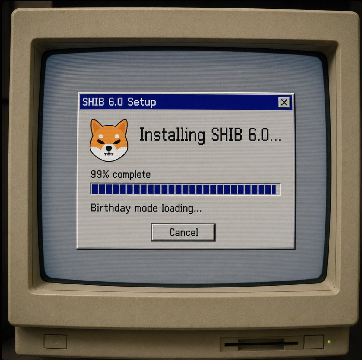 Shibtoken's tweet photo. Birthday mode loading…

$SHIB turns 6 tomorrow. https://t.co/ArfIri7ZlU