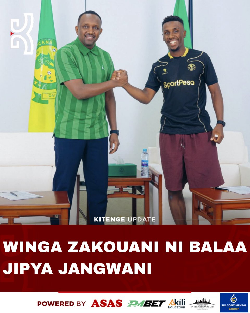 mshambuliaji's tweet photo. 𝘿𝙊𝙉𝙀 𝘿𝙀𝘼𝙇: Wananchi, Young Africans SC wamtambulisha winga Housseine Zakouani 28, raia wa Comoros kama mchezaji mpya klabuni hapo akitokea klabu ya Al-Zulfi FC ya Saudi Arabia.

#KitengeSports https://t.co/Y9fpTkAACo