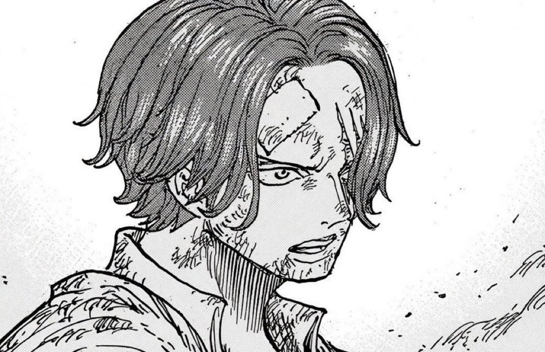 robinreadsop's tweet photo. oda draws shanks like he has a crush on him https://t.co/awVg5znYdY