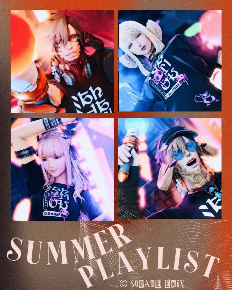 mgmg_anima's tweet photo. FCメンとお揃いTシャツで撮影会
最近うまくいかないことだらけで常に気落ちしてるから、肩の力抜いて楽しく息抜きできるのとってもありがたい☺︎

© SQUARE ENIX
#FF14SS https://t.co/SOAvTeEmWt