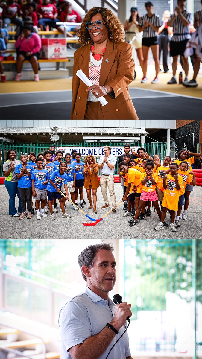 Capitals's tweet photo. What a day at Madison Square Recreation Center for @CapsYouthHockey and @RecNParks!

After an action-packed 12-team competition, Greenmount Recreation Center has been crowned a first-time champion at the 14th annual Baltimore Street Hockey Tournament.

#ALLCAPS | @BWI_Airport https://t.co/WZuwORXy5F