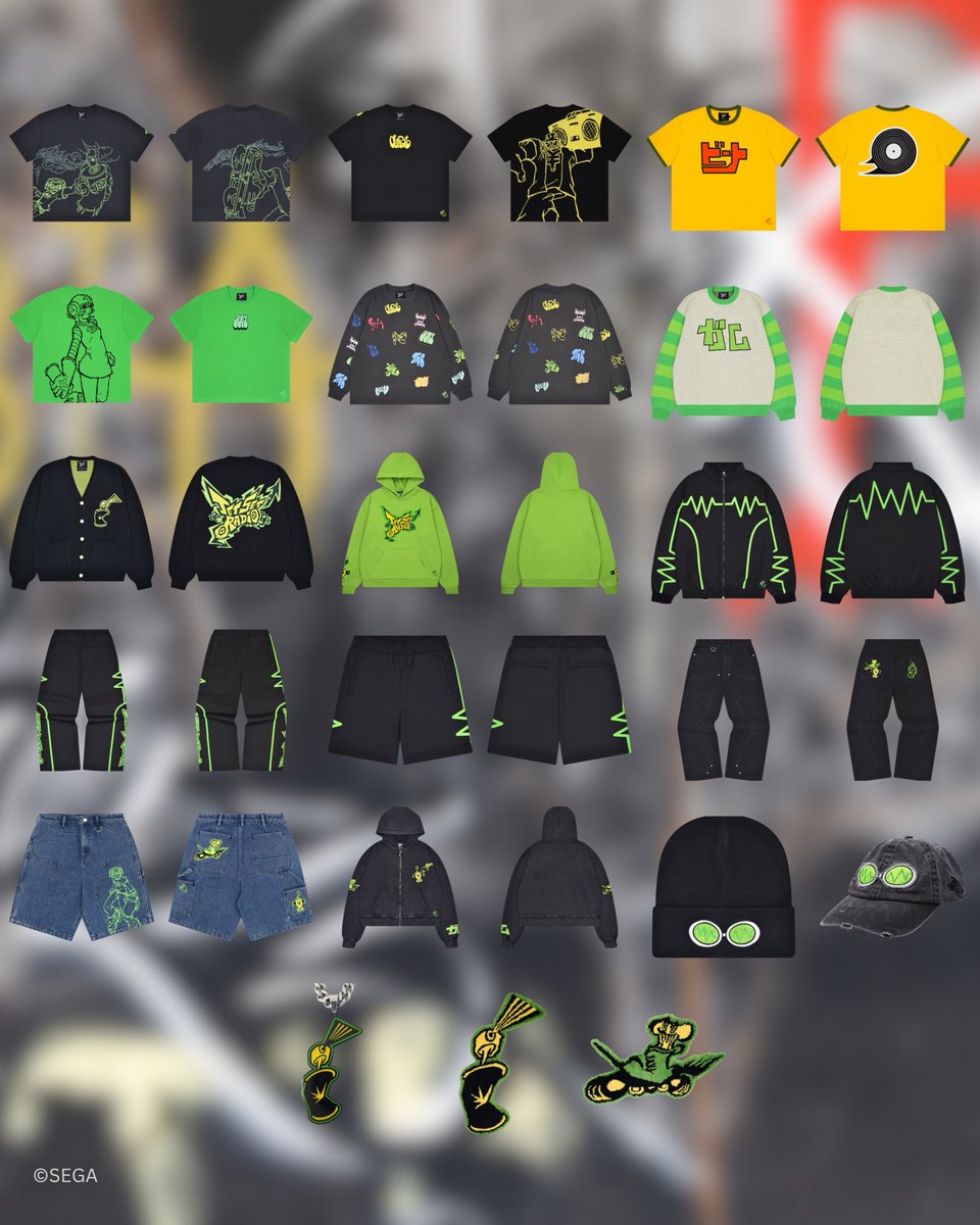 HandsSteady's tweet photo. Our Jet Set Radio Collection is AVAILABLE NOW!

It’s all DIY baby! From the heart.

Also doing graffiti is mad hard, shoutout to anyone who’s actually talented at it.

https://t.co/6PRXTXMCgM

Available Globally (Excluding Asia)!
©SEGA https://t.co/5R3SmmbfNB