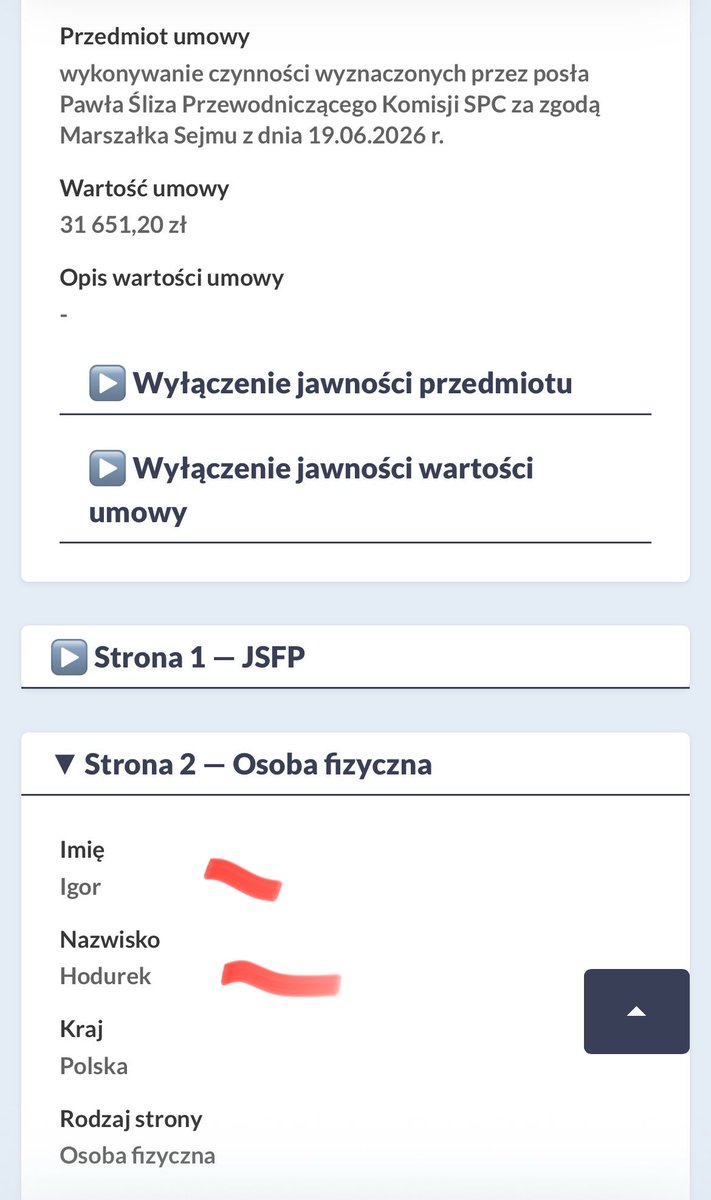 obserwujesobie's tweet photo. Panie pośle @SlizPawel jak to jest, że pana 20 letni asystent społeczny, załapuje się na fuchę za 31 tys. zł w pracach na rzecz komisji, której jest pan przewodniczącym? 
Wszystko niby na legalu, ale niesmak ogromny - nepotyzm i kolesiostwo. 
 Jestem przekonany, że wybory w 2027 mooocno pana zweryfikują.