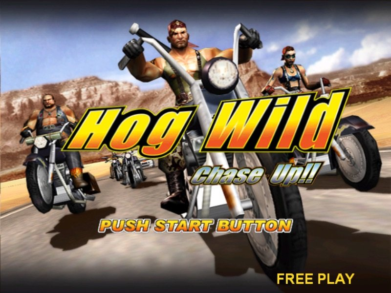 TeknoParrotEmu's tweet photo. 🚨🐗 HOG WILD IS NOW SUPPORTED IN TEKNOPARROT! 🐗🚨

This rare 2003 arcade racer from Uniana puts you behind the wheel of a police vehicle in an absolutely chaotic high-speed pursuit!

Choose from four different characters and vehicles, tear through three difficulty-based courses, hunt down criminal bikers, smash them off the road, meet your arrest quota and reach the finish line before time runs out!

An obscure piece of Korean arcade history is alive again and fully playable through TeknoParrot.

Start your engines, hit the sirens and prepare to go HOG WILD! 🚓💥🏍️