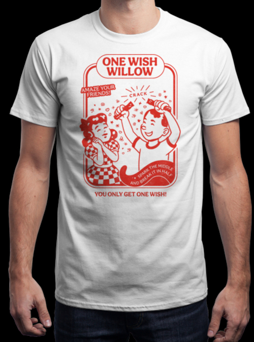 qwertee's tweet photo. "One Wish Only" is today's tee on https://t.co/LdSWa6Ss6H RePost for a chance at a FREE TEE! https://t.co/kg6P5qU27d