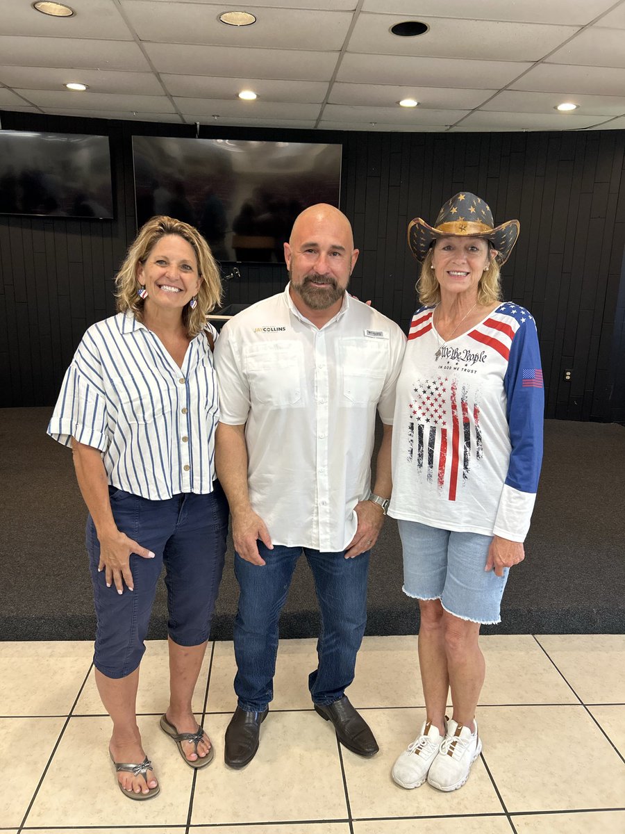 AlabamaAnna305's tweet photo. @JayCollinsFL @JayCollinsFL  It was a pleasure meeting you and we will spread the word!  We ate actually running for city and county! https://t.co/yn64qvqnvK