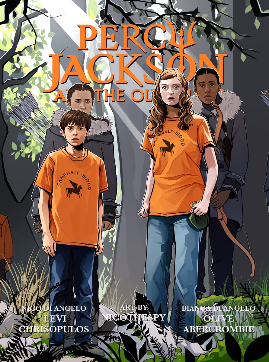 nicothespy's tweet photo. “they finally released stills of the di angelo siblings in season 3” you don’t say #pjo https://t.co/anEbOyJdzu