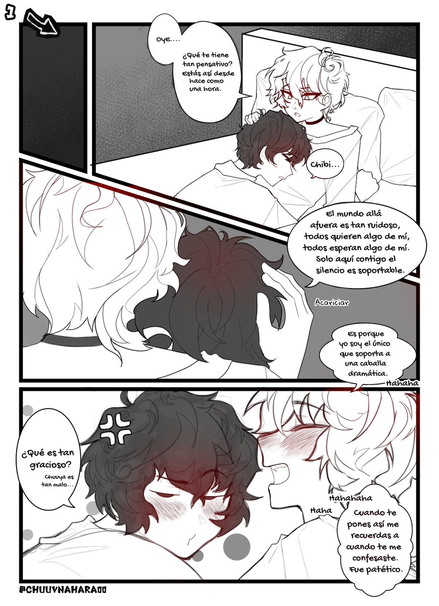 chuuvnahara00's tweet photo. Muy poco, pero igual les muestro estos tontos tiernos jdkskndnsjxsk 🫶🩷 #skk #soukoku #bsd https://t.co/A75yDnDQVP