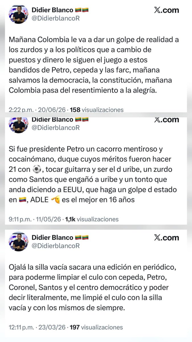 MafeCarrascal's tweet photo. Suponíamos que como oposición no tendríamos garantías, pero esta es la confirmación de la persona que desde, la institucionalidad, tiene la misión de “cuidarnos”. https://t.co/x57tslqjx2