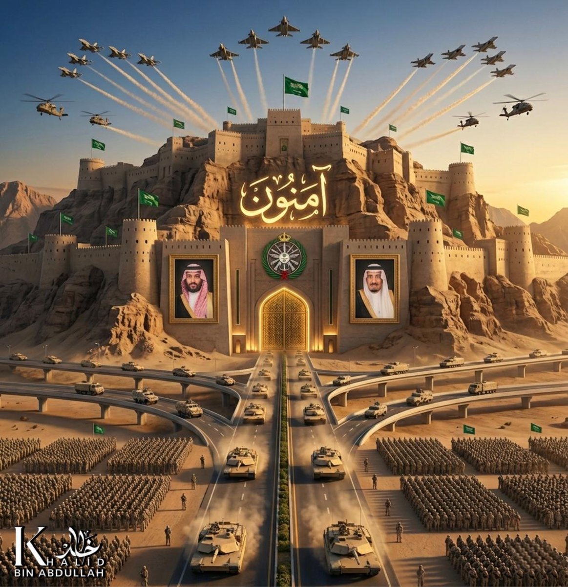 k_h99kh's tweet photo. يقظةٌ لا تغفو وعزيمةٌ لا تلين…🇸🇦💚
#امن_السعودية_خط_احمر https://t.co/bDTWTVpjAA