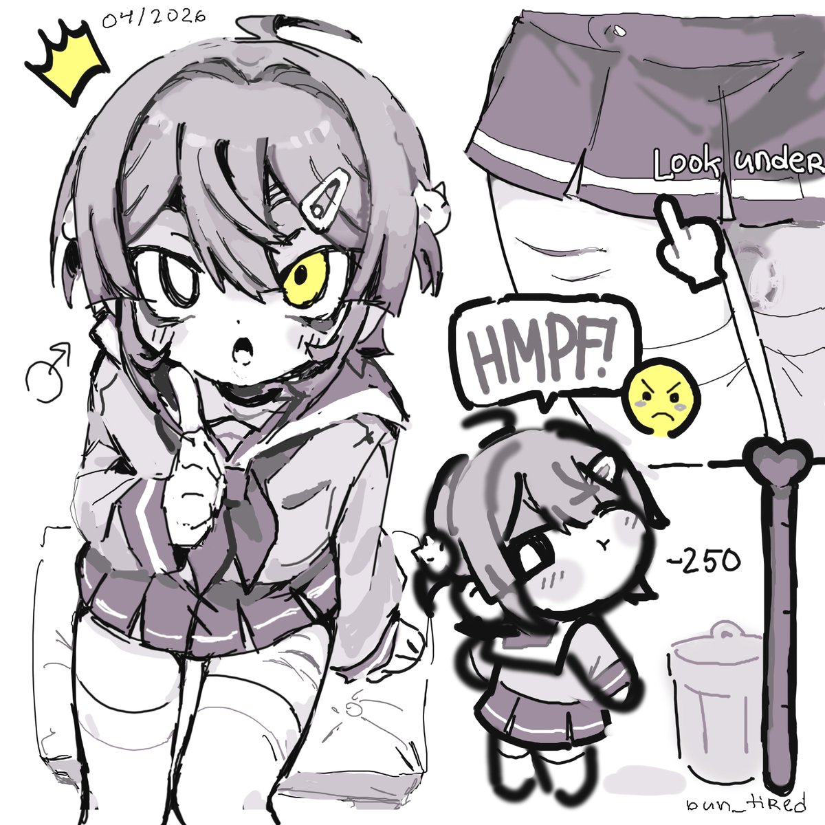 bunba_tired's tweet photo. Don't look under boy's skirt ...
( It's very inappropriate ... ! )

26/04 https://t.co/VDyarF9f07