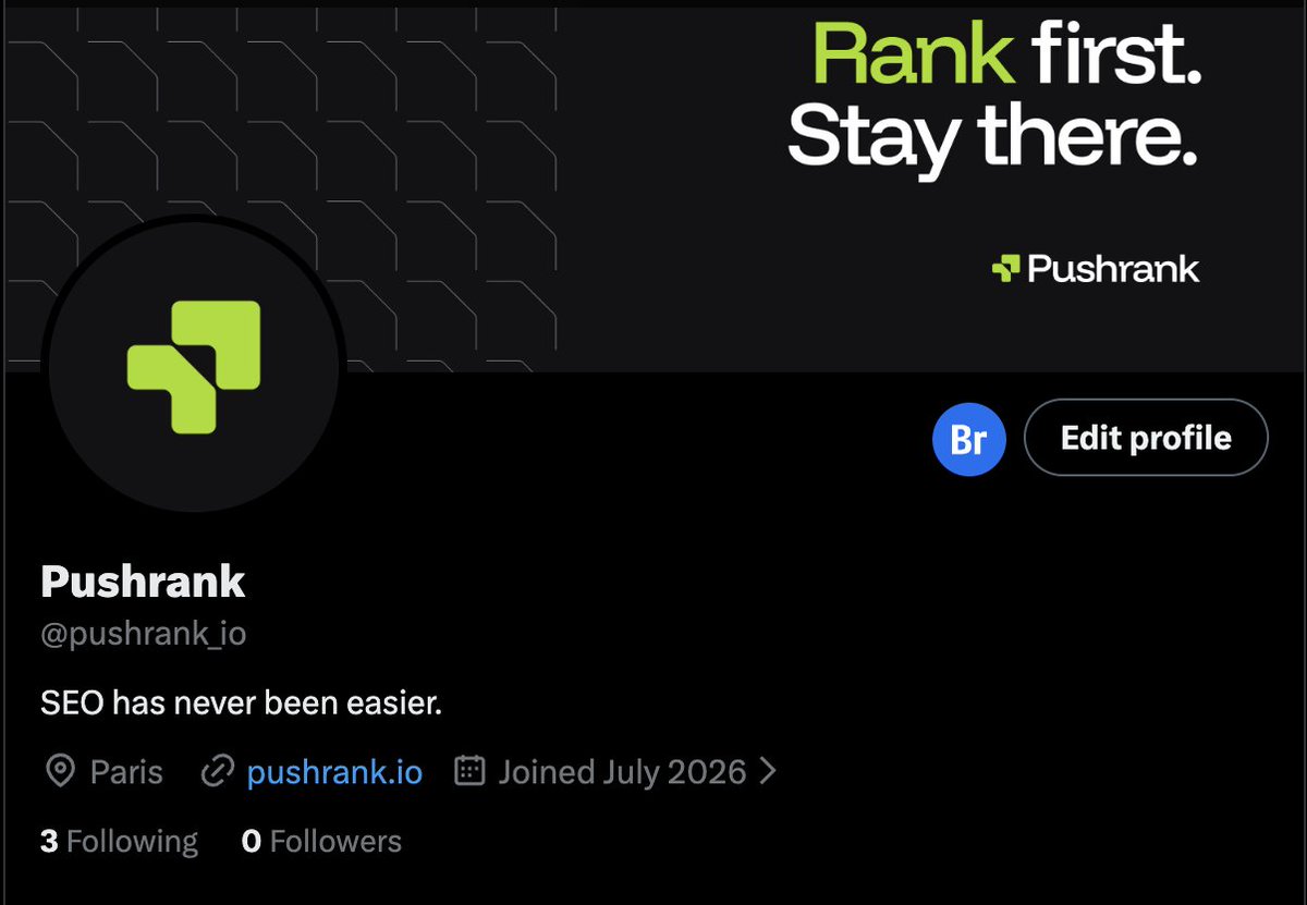 ArbieuLucien's tweet photo. Les gars y a un petit nouveau, allez lui donnez de la force svp.

@pushrank_io 

🚀 https://t.co/CbLhwJBlOk