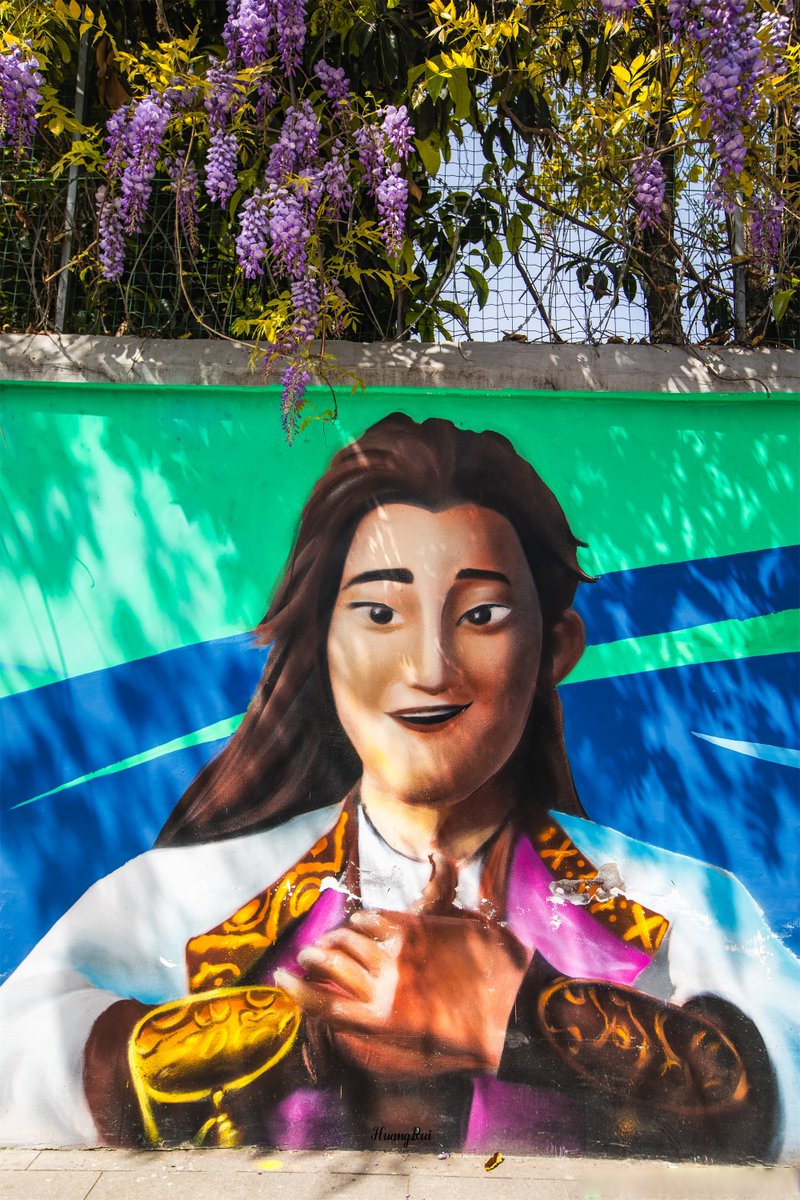 Padyak3's tweet photo. Bumped into this vibrant mural on my evening walk—city streets always have the best hidden art https://t.co/YPrb6nkgef