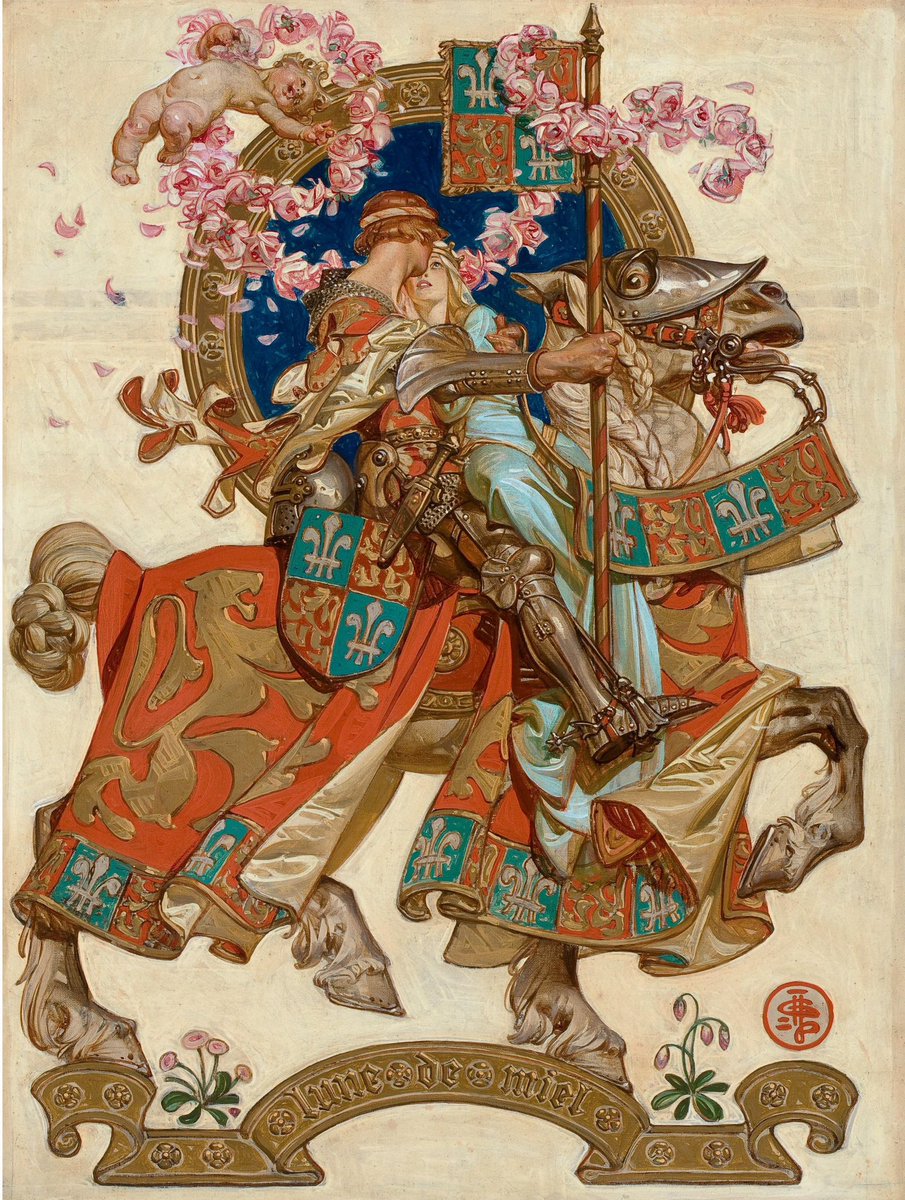 SeekAfterBeauty's tweet photo. Honeymoon (1926), by J.C. Leyendecker https://t.co/CKB6EV0Sac