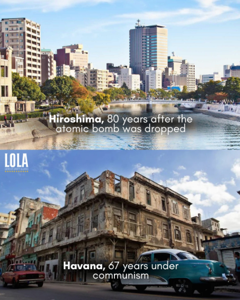 BasedAF1776X's tweet photo. Communism is such a bad System in Practice That,  

Even in the Tropical Paradise of Cuba, with a year round Growing Season, and tons of Fertile land.

Communism failed so badly that the Cuban people are starving and Without Electricity! https://t.co/ZPT839K9Lv