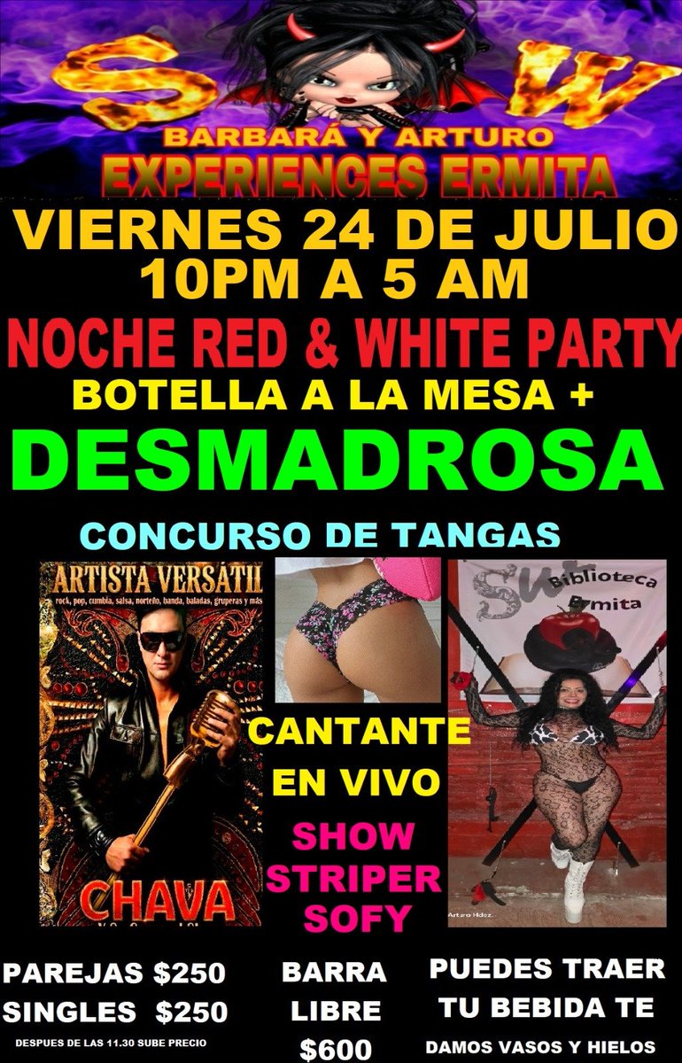 SWEXPERIENCES's tweet photo. Hoy Sofy en la pista y en sus mesas y. Chava cantante en vivo reserva al 5561443446 https://t.co/VzHaqwZvMk