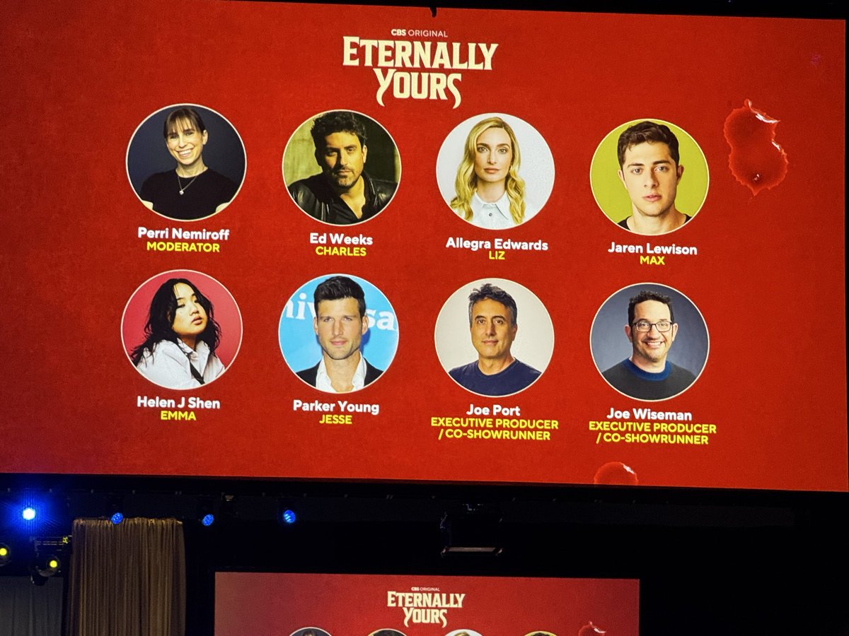 Mcylyck's tweet photo. #SDCC2026 #EternallyYours From the show runner spaghetti f #Ghosts comes a comedy about vampires. First episode was pretty good, but I’m curious where they will be taking it. @cinemasentries https://t.co/BpYjaBkWB9