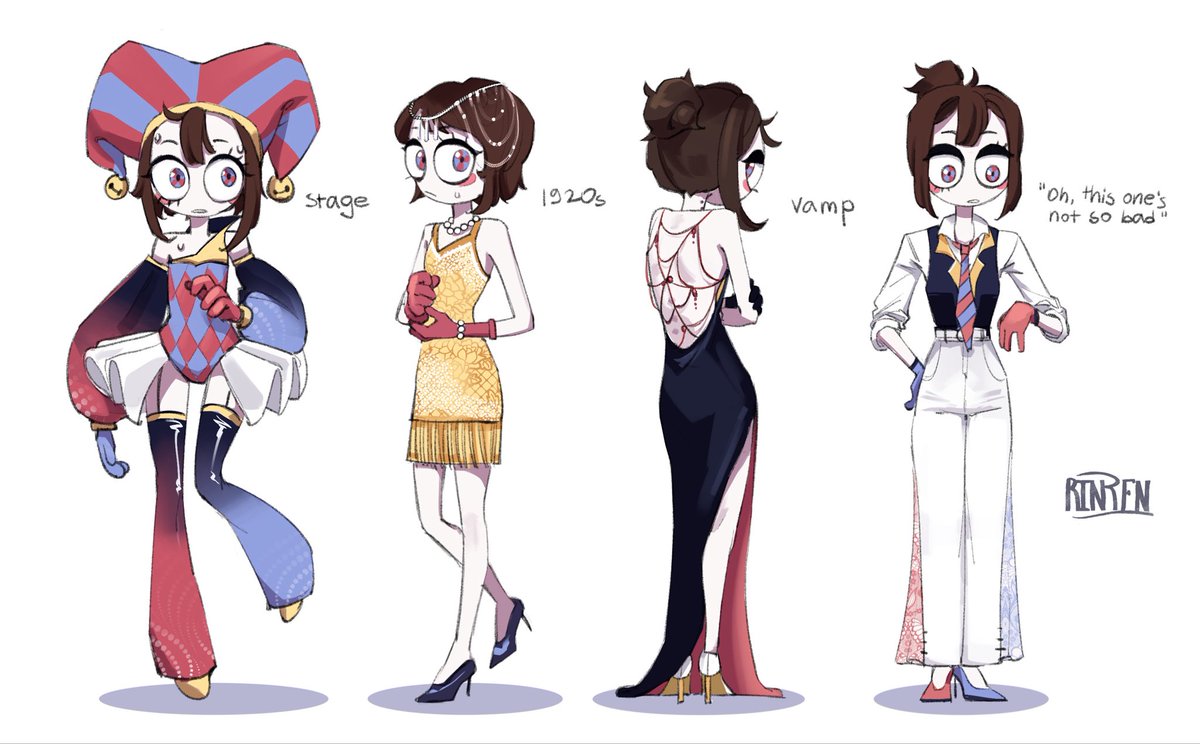 _RINREN_'s tweet photo. i love PPO (Putting Pomni in Outfits) 
#tadc https://t.co/1MprW52a4h