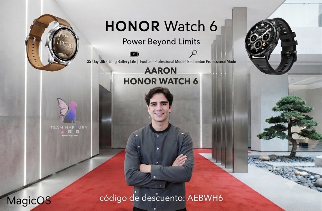HarcuryTeam's tweet photo. 🚨 ALERTA TENDENCIA🚨

Nos sumamos  a apoyar  la tendencia de hoy comentando algo relacionado 

AARON HONOR WATCH 6 
código de descuento: AEBWH6

✨Team Harcury🩷🖤✨
@ArnMercurio https://t.co/AxrRjSuVnz