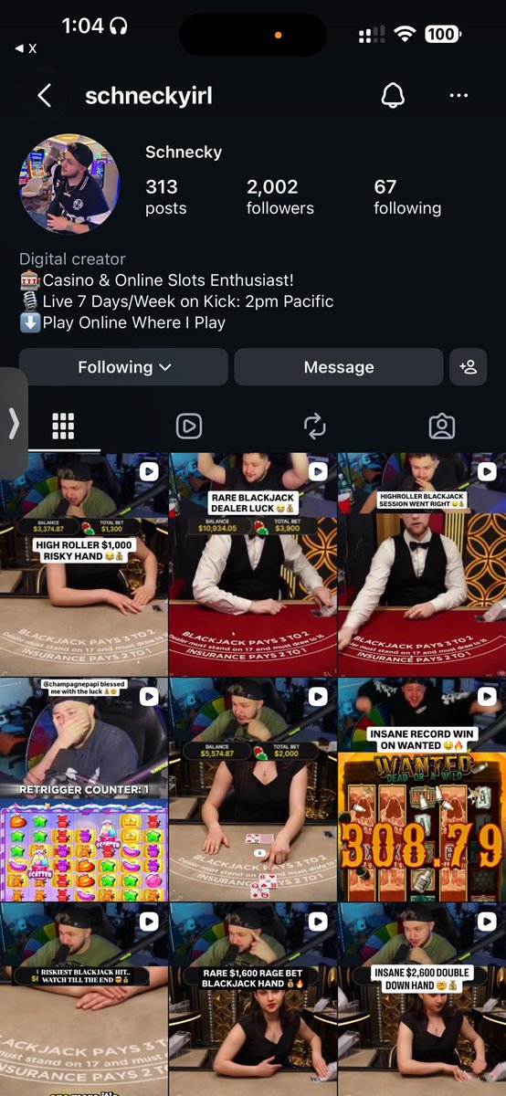 HarpaleAdi's tweet photo. @SchneckyIRL @Stake Already following schnecks right from the beginning ❤️❤️ https://t.co/VvkY1rG2wZ