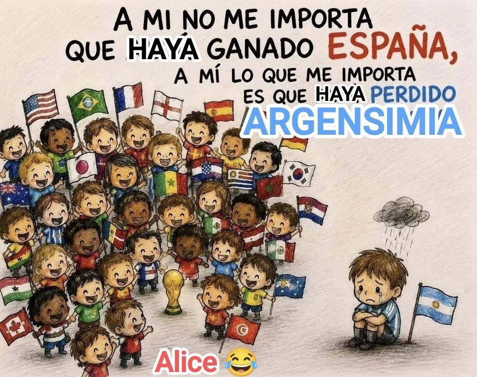 Agapit0h's tweet photo. @gabymenta Gracias a los argentinos que con su actitud, el gol de España en la final ha sido el más celebrado en la historia del fútbol https://t.co/I21YODLABN