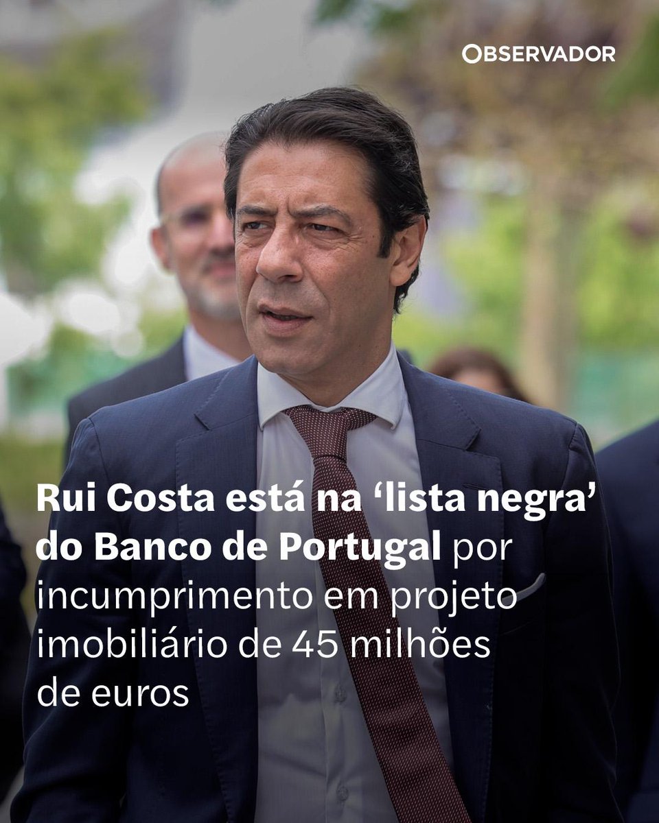 observadorpt's tweet photo. Presidente do Benfica está sinalizado por incumprimento em créditos superiores a 20 milhões de euros para um empreendimento de luxo em Carnaxide. Empresa garante que não houve execução de hipotecas.

#RuiCosta #BancoDePortugal #Empresas https://t.co/rvM3Gc8sOX