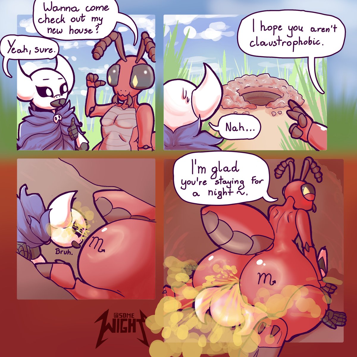 some_wight's tweet photo. Anton &amp; Sol comic comm for @Pytersol 

#fart #fartart https://t.co/QXreMXZTSl