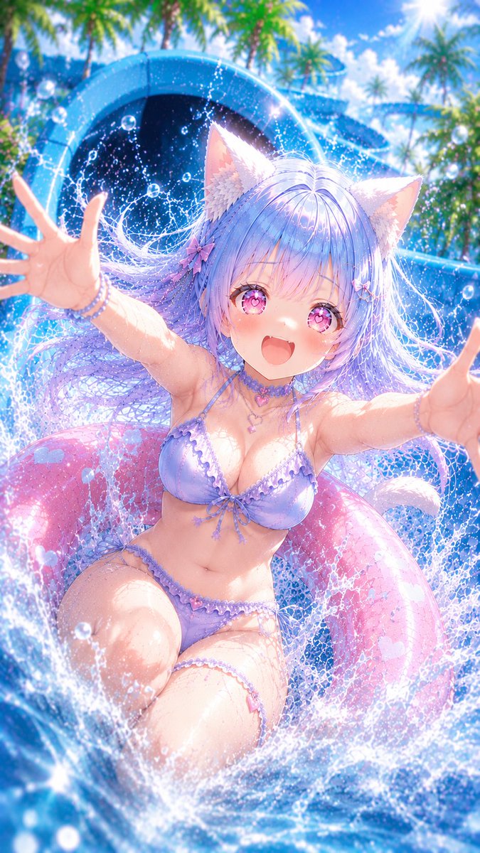 yume_neko_sora's tweet photo. 🩵ソラ🩵

🩵おはソラにゃ~ぉｯｯฅ🐾໊  🩵

えへへっ♡
ボクの手、ちゃんとつかまえて？🩵

今日は土曜日！
最高の週末の始まりだよ🌊✨

この4枚の中で
どのイラストのボクが一番好き？♡

ぜひコメントで教えてね🐾🩵

#夢猫ソラ #夢猫シリーズ
SFW. No nudity, no suggestive intent https://t.co/pNCwtICaKc