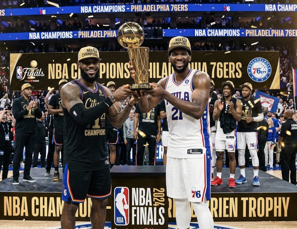 HardRockBet's tweet photo. How LeBron changed the 76ers future odds

NBA Champion: Was +2000 now +900
Eastern Conf Winner: Was +700 now +375
Atlantic Division Winner: Was +450 now +175 https://t.co/rF8Vz4o8dx