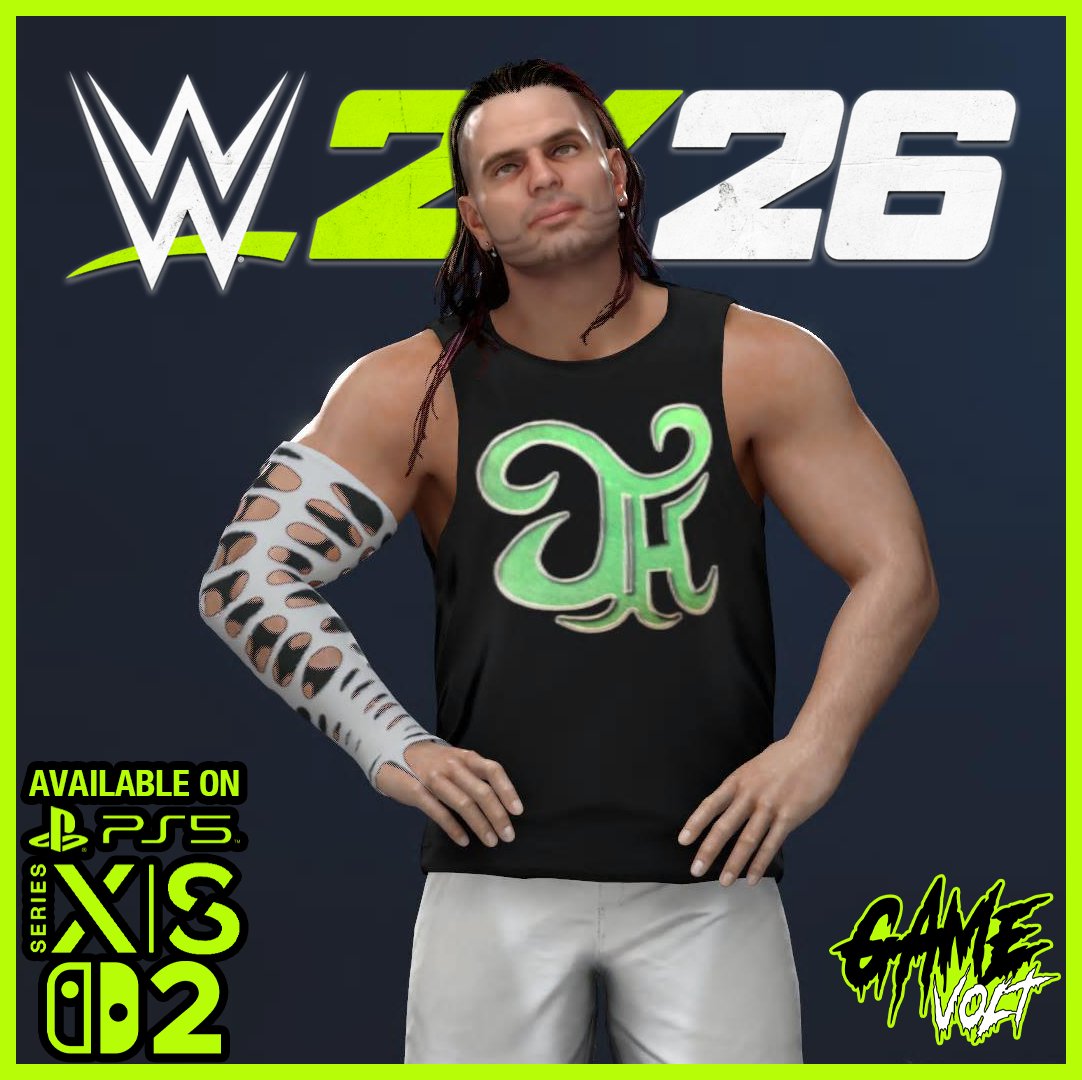 GameVolt1's tweet photo. Download @JEFFHARDYBRAND's RAW 04.07.2003 attire now available on #WWE2K26 for PS5, Xbox Series X|S and Switch 2.

Search "Gamevolt" to find on Community Creations.

Account: Gamevolt https://t.co/BqltekxvsZ
